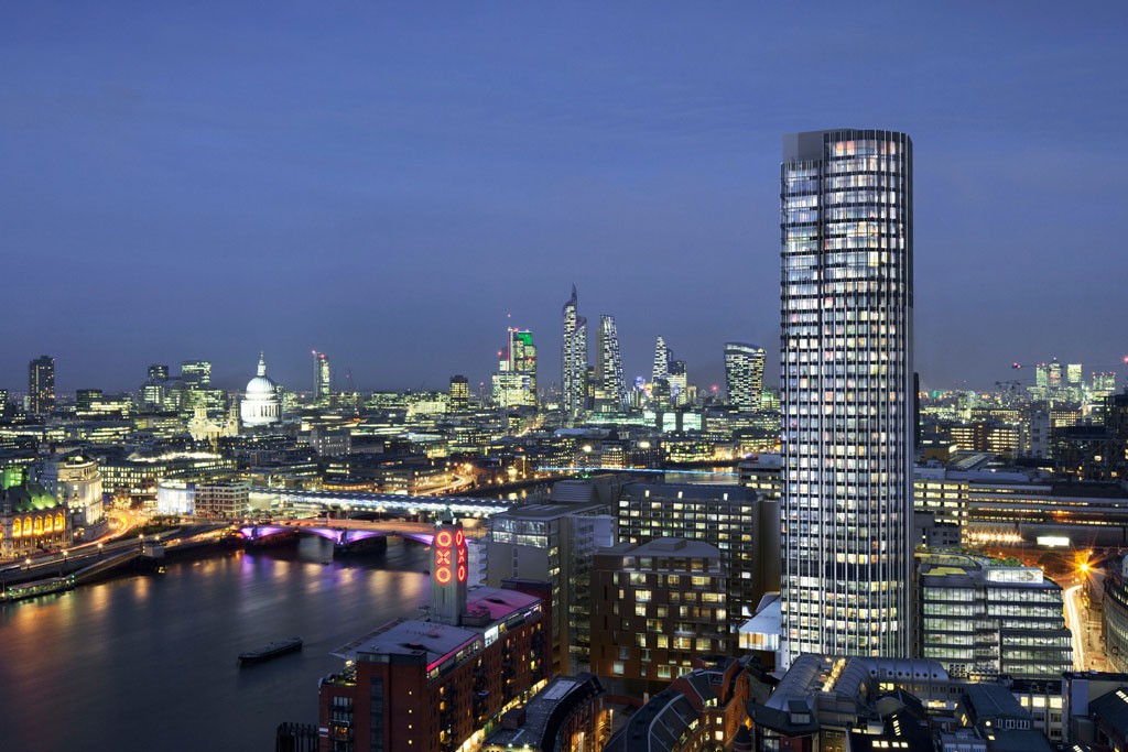 South Bank Tower external at night